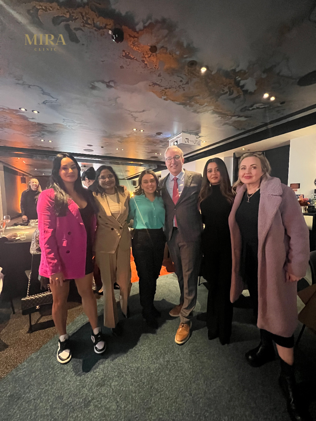 MIRA Clinic injecting team with Dr Messiha after Dr Clark and Dr Messiha presented at the Dermocosmetica workshop on cosmetic medicine